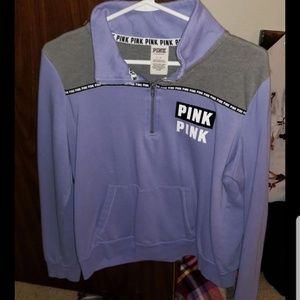 VS Pink half zip